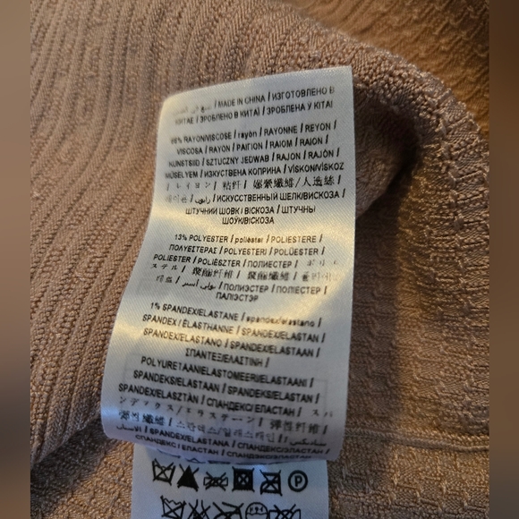 Guess Dusty Pink Rose Medium Strappy Mirage Fit And Flare - Picture 10 of 10